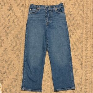 Levi's Relaxed Straight-Leg Blue Jeans